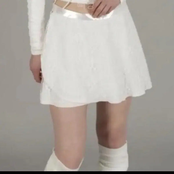 [BUNJANG] Dry Rose Ballerina Skirt / 드라이로즈 발레리나 스커트