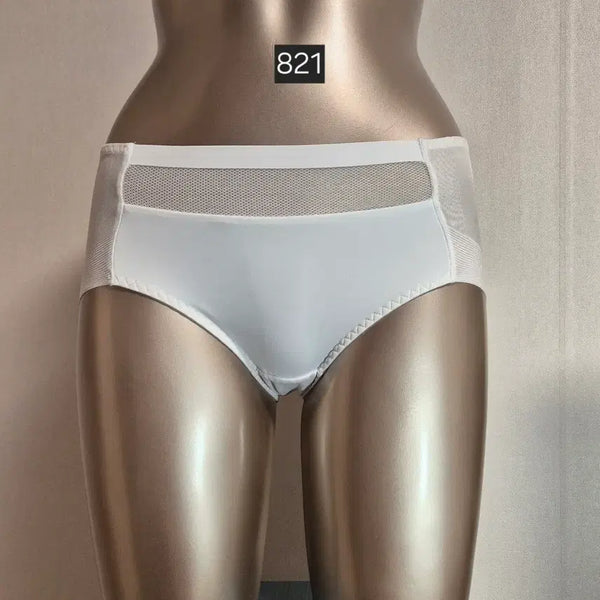 [BUNJANG] Women's White Mesh Panty Size 90 / 중고 여성 팬티 화이트 90 821