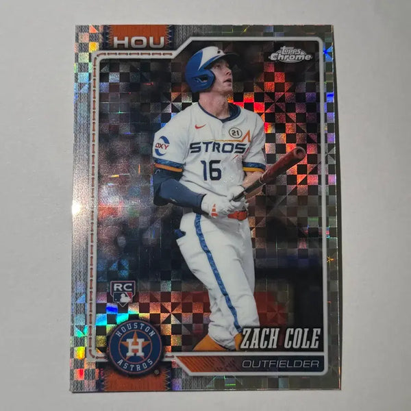 [BUNJANG] Jack Cole 2023 Rookie Exxpectors Top Chrome MLB Baseball Card / [루키] 휴스턴 아스트로스 잭 콜 루키 엑스프렉터 탑스크롬 MLB 야구 카드