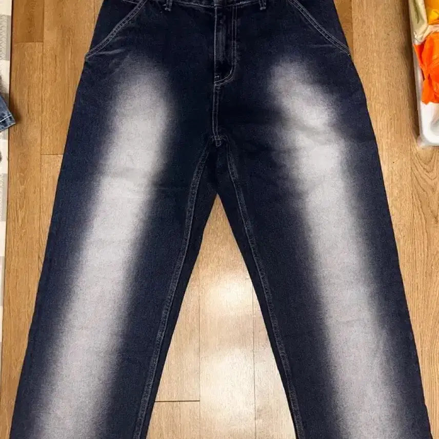[BUNJANG] WKNDRS Welder Graphic Denim Pants / WKNDRS 웰더 그래픽 데님 팬츠