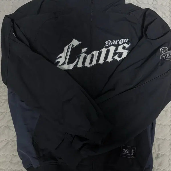 [BUNJANG] Sansan Gear x Samsung Lions Collaboration Navy Jacket / 산산기어 X 삼성 라이온즈 자켓 네이비