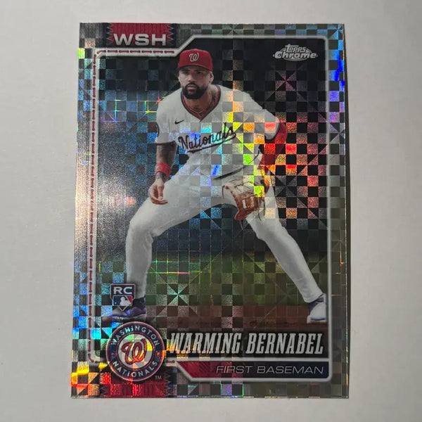 [BUNJANG] Washington Nationals Juan Soto Warming Rookie Exquisite Top Chrome MLB Baseball Card / [루키] 워싱턴 네셔널스 워밍 베르나벨 루키 엑스프렉터 탑스크롬 MLB 야구 카드