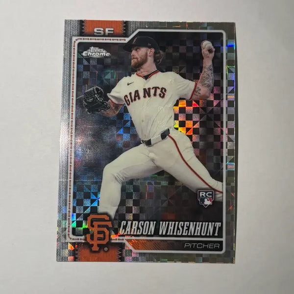 [BUNJANG] Carson Whisenhunt Rookie Exquisite Collection Chrome MLB Baseball Card / [루키] 샌프란시스코 카슨 휘센헌트 루키 엑스프렉터 탑스크롬 MLB 야구 카드