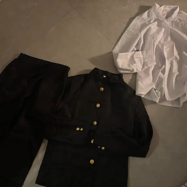 [BUNJANG] Japanese School Uniform Gakuran Set / 코스프레 가쿠란 일본 교복