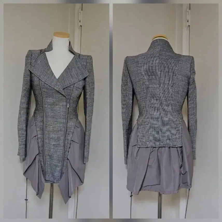 [BUNJANG] Bombs Em Mure Tweed Dress or Half Coat / 새상품/트위드 원피스 or 하프코트/봄빅스엠무어