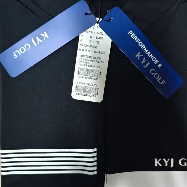 [BUNJANG] KYJ GOLF Black Golf Wear (Size 105) / KYJ GOLF 골프웨어 블랙 105