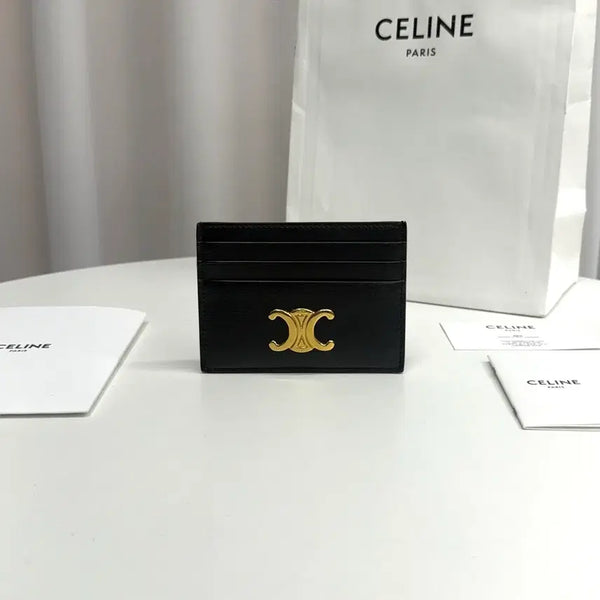 [BUNJANG] Celine Triomphe Cardholder Black / [정품] 셀린느 트리옹프 카드지갑 블랙