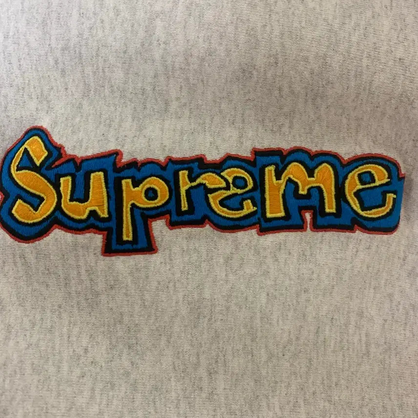 [BUNJANG] Supreme Gonz Logo Sweatshirt Hoodie Ash Grey / Xl 슈프림 곤즈 로고 스웨트 셔츠 후드 애쉬 그레이