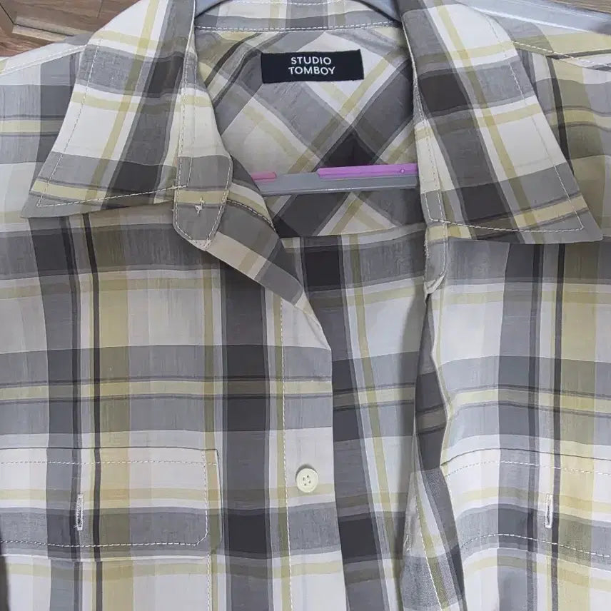 [BUNJANG] Studio Tomboy Checkered Shirt / 스튜디오 톰보이 체크 셔츠