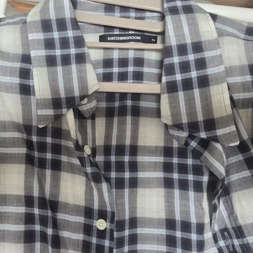 [BUNJANG] HAECHINGROOM Archive Shirt v2 Herringbone Checkered Shirt / 해칭룸 Archive shirt v2 herringbone 체크셔츠