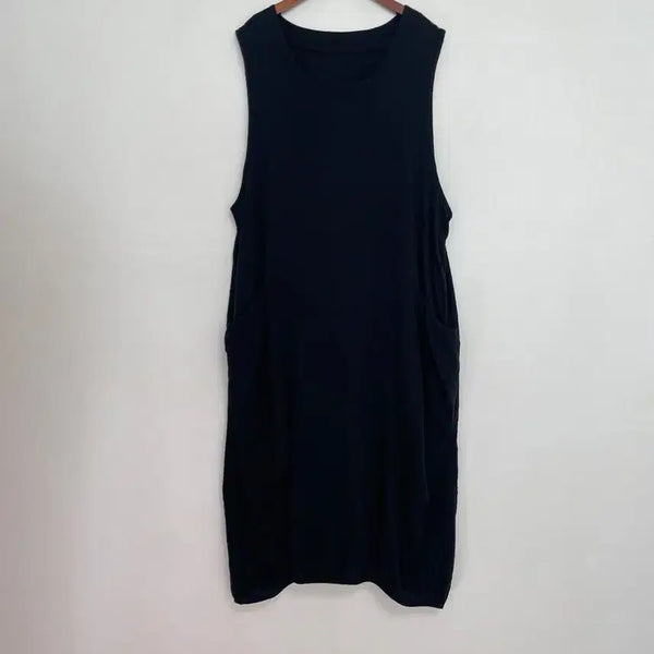 [BUNJANG] Cotton Balloon Skirt Long Dress / 벌룬스커트포인트 코튼원피스