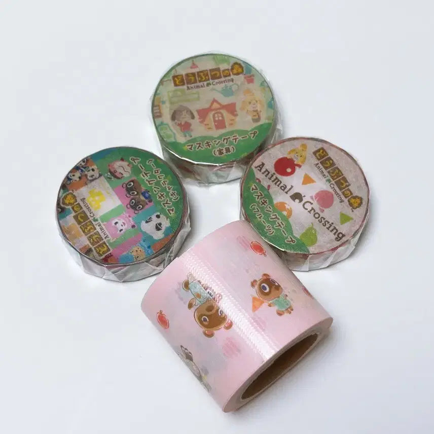[BUNJANG] Animal Crossing Animal Forest Modong Forest Masking Tape Bundle Set / 동물의숲 동숲 모동숲 마스킹테이프 일괄