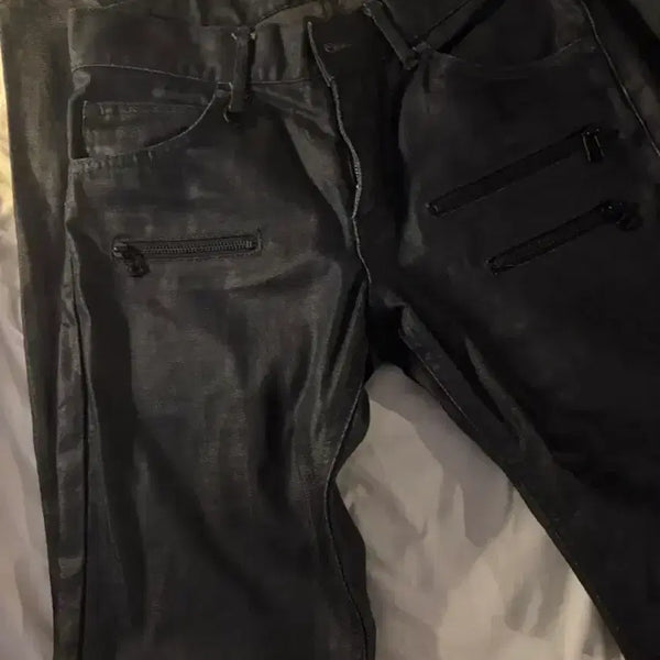 [BUNJANG] Lee Black Zipper Vintage Jeans / Lee청바지 블랙 지퍼 팬츠 빈티지