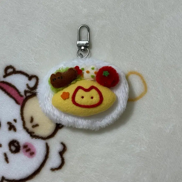 [BUNJANG] Yuwingmui Omurice Set Keyring / 유잉무이 오무라이스 정식 키링