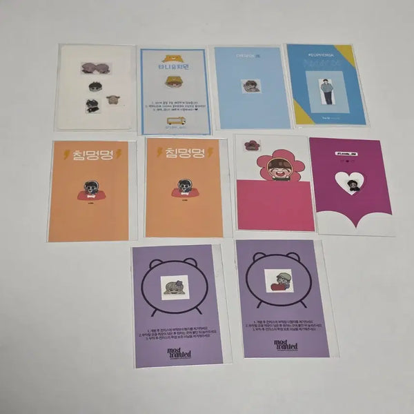 [BUNJANG] BTS Electric Wire Sticker Bundle Set / all) 방탄소년단 전차스 스티커 bts