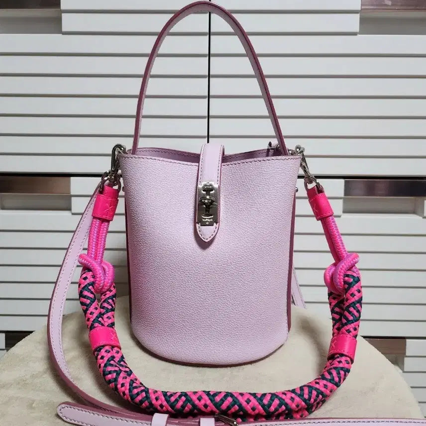 [BUNJANG] VUNQUE Boogie HoBo Piccolo Blush Pink Small Leather Shoulder Bag / 분크 가방