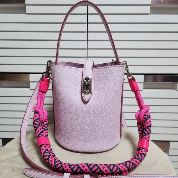 [BUNJANG] VUNQUE Boogie HoBo Piccolo Blush Pink Small Leather Shoulder Bag / 분크 가방