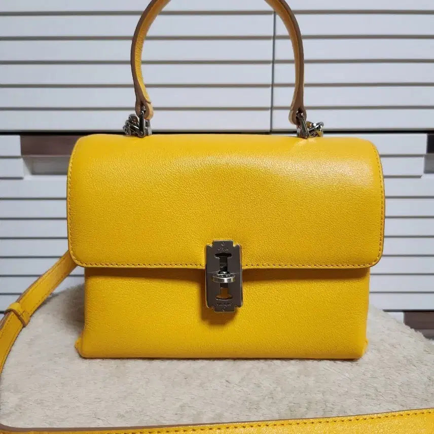 [BUNJANG] Vunque Yellow Bag / 분크 가방 옐로우