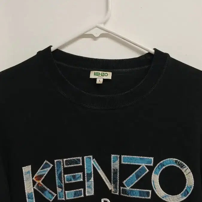 [BUNJANG] Kenzo Paris Embroidered Logo Sweatshirt / 겐조 파리 맨투맨