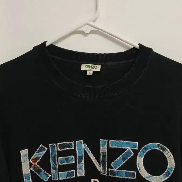 [BUNJANG] Kenzo Paris Embroidered Logo Sweatshirt / 겐조 파리 맨투맨