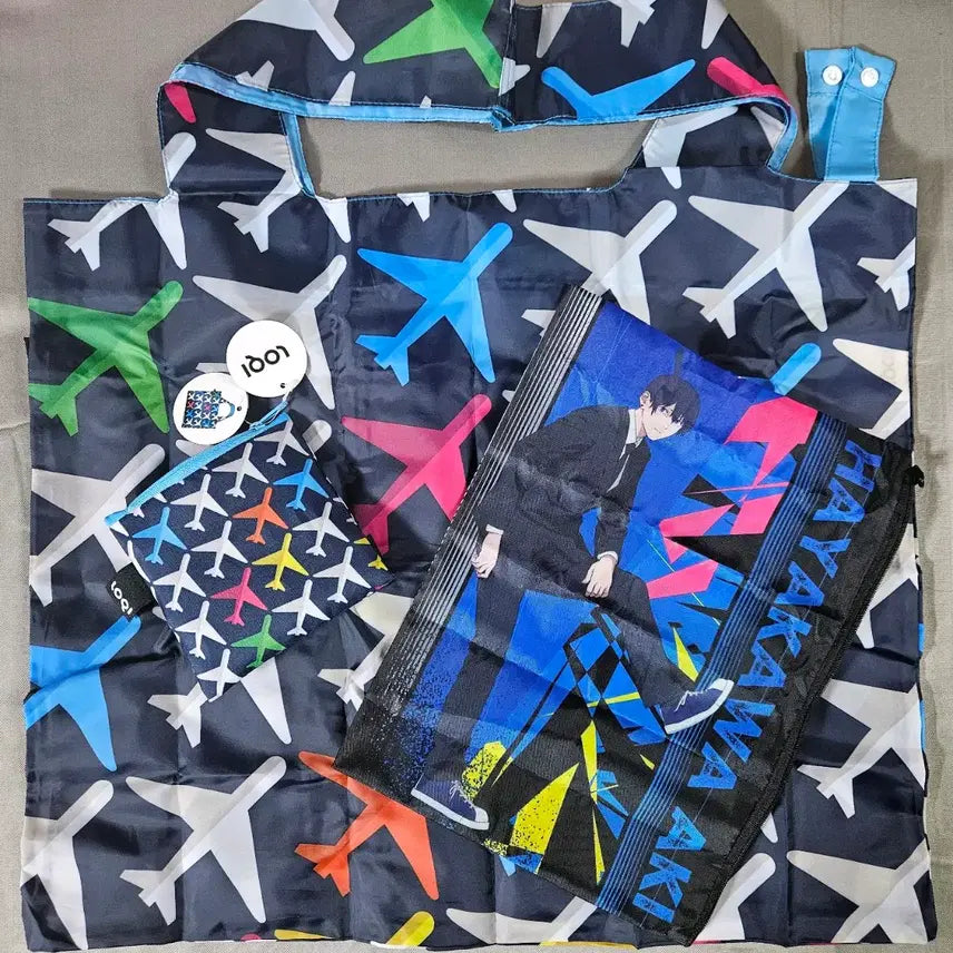 [BUNJANG] LOQI Eco Bag & Chainsaw Man Aki Pouch Bundle Set / 로키 에코백 loqi eco bag  체인소맨 아키 pouch aki