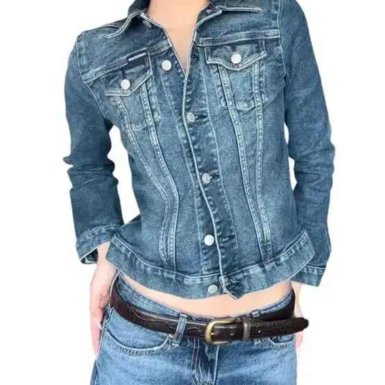 [BUNJANG] Calvin Klein Denim Jacket / 캘빈클라인 데님 자켓
