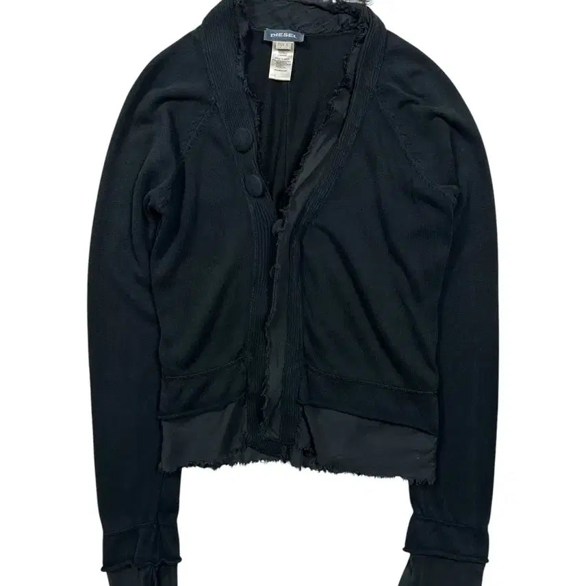 [BUNJANG] Diesel Cut-Off Asymmetric Cardigan / 디젤 컷오프 비대칭 가디건