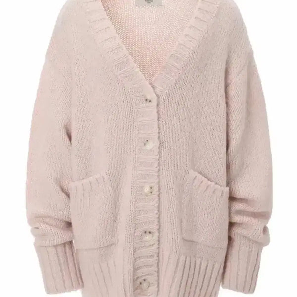 [BUNJANG] 3Times Rouge Peanut Cardigan Pink / 쓰리타임즈 루즈 피넛 가디건 핑크