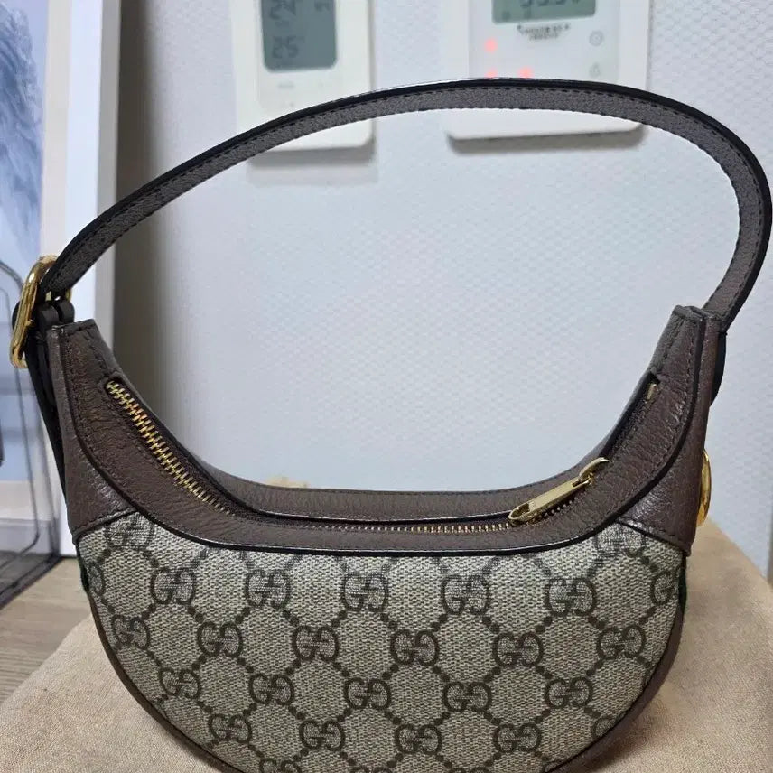 [BUNJANG] Gucci Ophidia Small Supreme Hobo Bag Brown / 구찌 오피디아 스몰 수프림 호보백 브라운