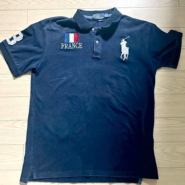 [BUNJANG] Polo Ralph Lauren Big Pony France Polo T-Shirt / 폴로 빅포니 카라티 프랑스