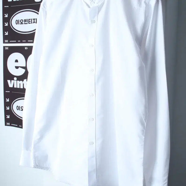 [BUNJANG] Renoma Plain White XL Shirt / (XL) 레노마 셔츠 남방 무지 화이트 놈코어-H37163
