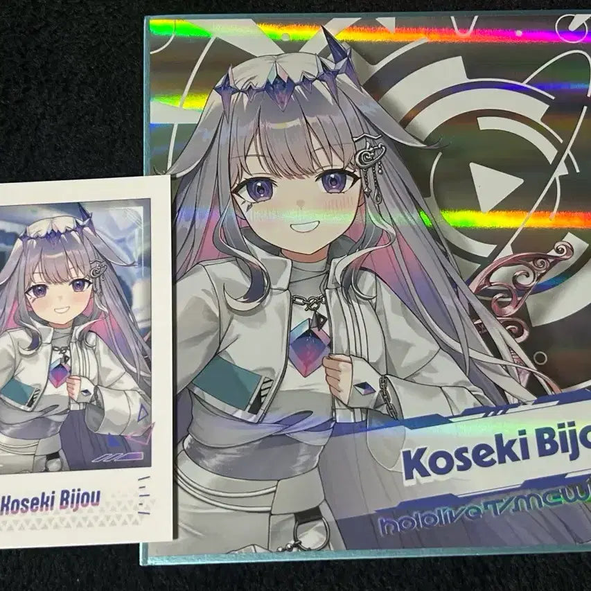 [BUNJANG] Hololive EN Advent Koseki Bijou EXPO Cheki Aurora Shikishi Bundle Set / 홀로라이브en 어드벤트 코세키 비쥬 엑스포 체키 오로라 색지 일괄