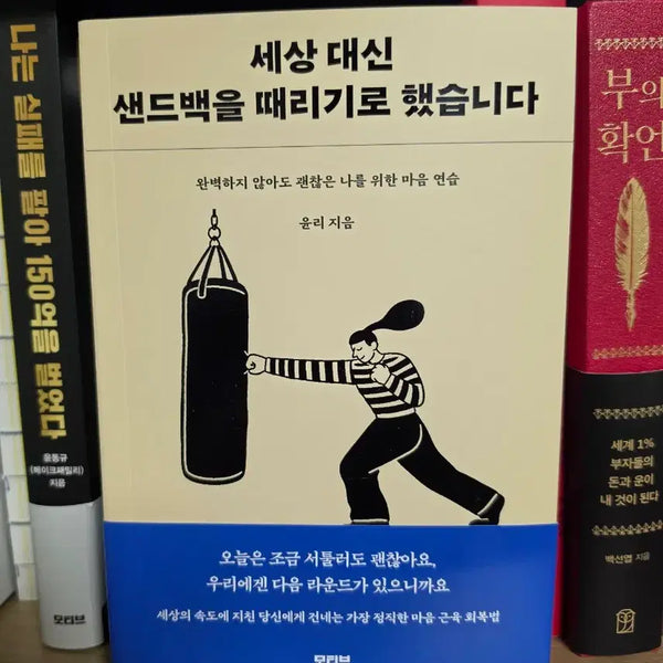 [BUNJANG] When I Decided to Hit the Sandbag Instead of the World: A Mindful Practice for Imperfect Selves / 26년6월 신간 도서 자기개발 책추천 세상대신샌드백을때리기로했습니다
