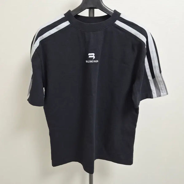 [BUNJANG] Balenciaga 3B Sports Icon UNIFIT T-Shirt Black XXL / [XXL] 발렌시아가 3B Sports Icon 티셔츠 블랙