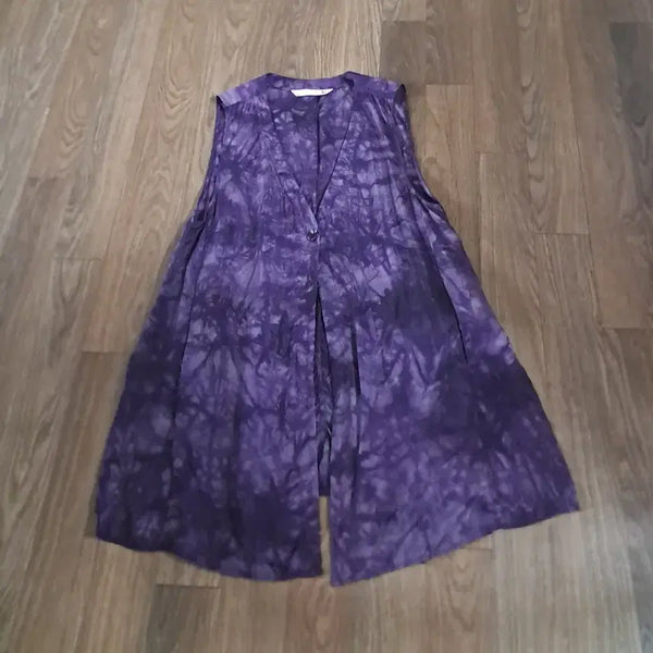 [BUNJANG] Tie-Dye Print Rayon Vest - Size 66 / 인견 조끼 66