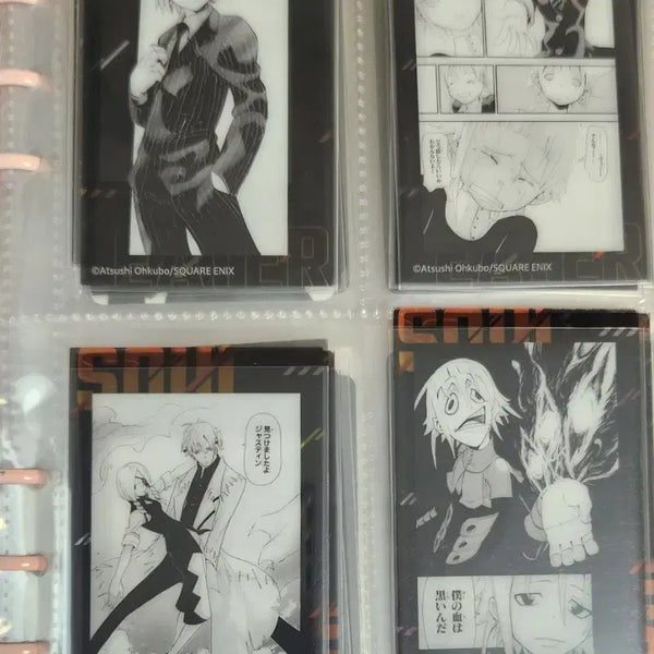 [BUNJANG] Soul Eater Art Exhibition Clear Card Set (20 Types) / (하자확인) 소울이터 원화전 클리어카드, 이외 카드류 20종 일괄