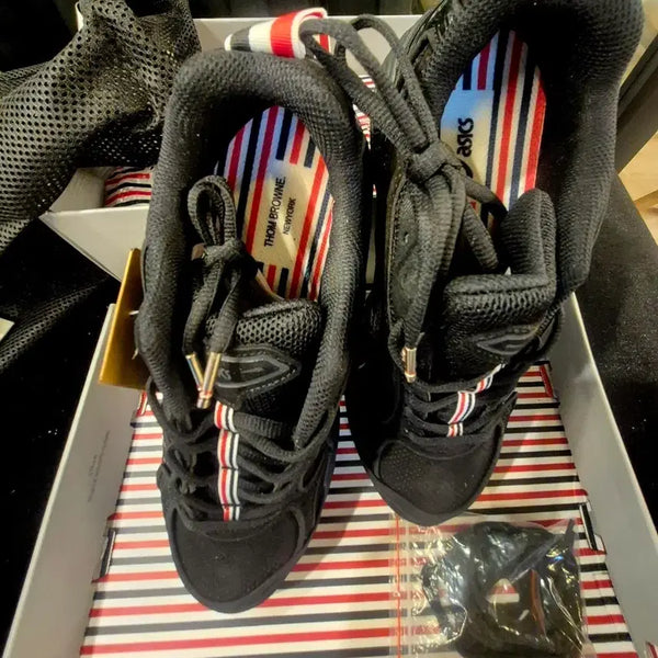 [BUNJANG] Thom Browne x Asics Collaboration Sneakers Black Size 225 / 톰브라운 아식스 스니커즈 블랙225