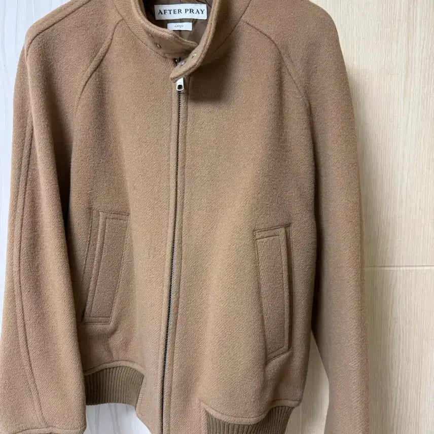 [BUNJANG] Afterpray Rigas Harrington Blouson Mocha / 애프터프레이 리가즈 해링턴 블루종 모카(L) (판완)