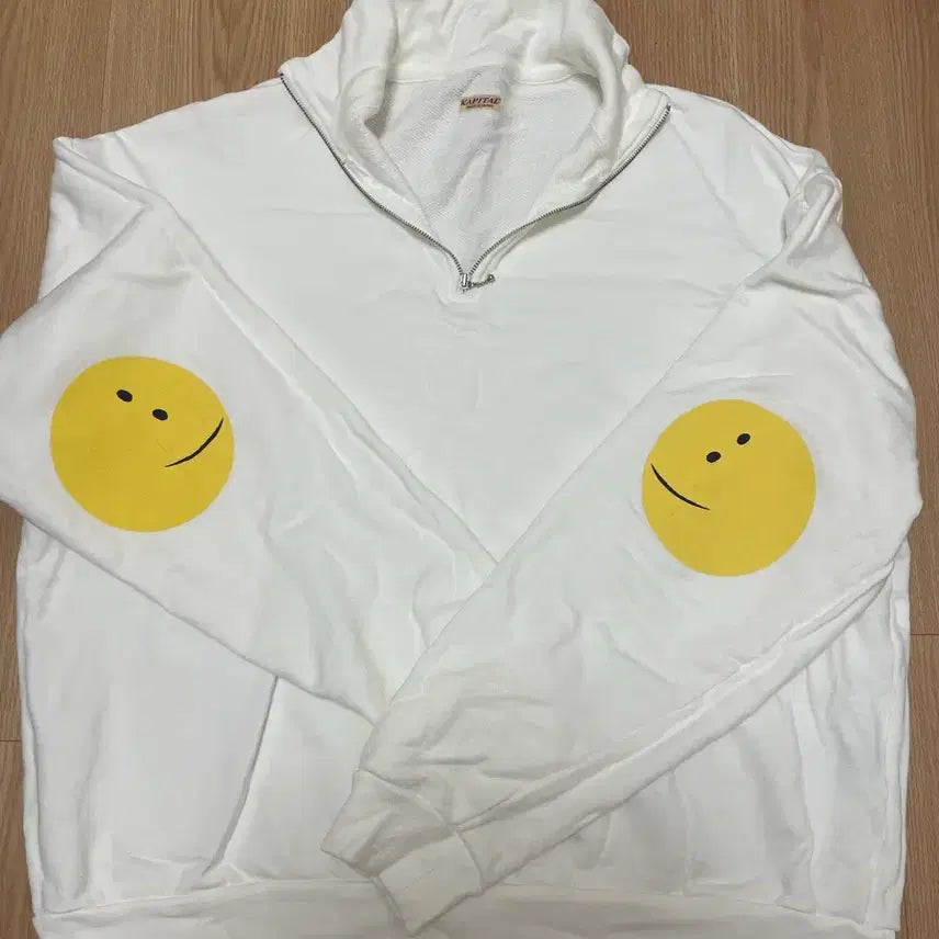 [BUNJANG] Kapital Smiley Zip-Up Sweater Size 4 / 캐피탈 짚업 스마일 스웨터 4사이즈 팝니다.(상태좋음)