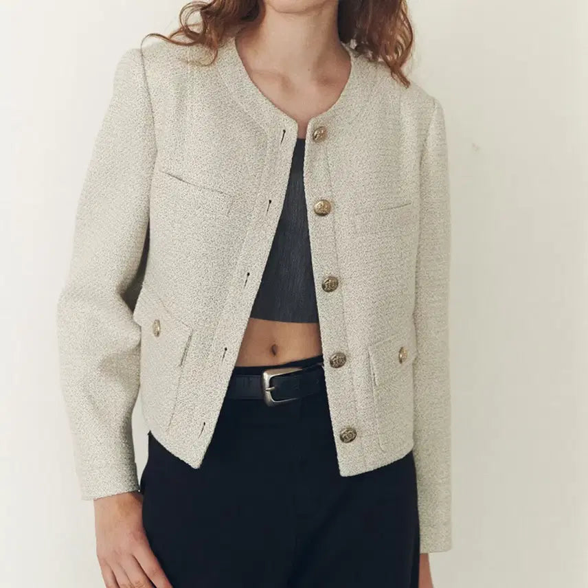 [BUNJANG] Aust Caca Tweed Jacket (M) / (미착용) 오스트카카 트위드 자켓