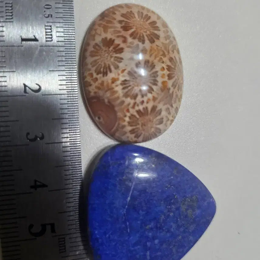 [BUNJANG] Natural Stone Cabochon Mix (6 Types) / 천연석 캐보션 믹스 6종