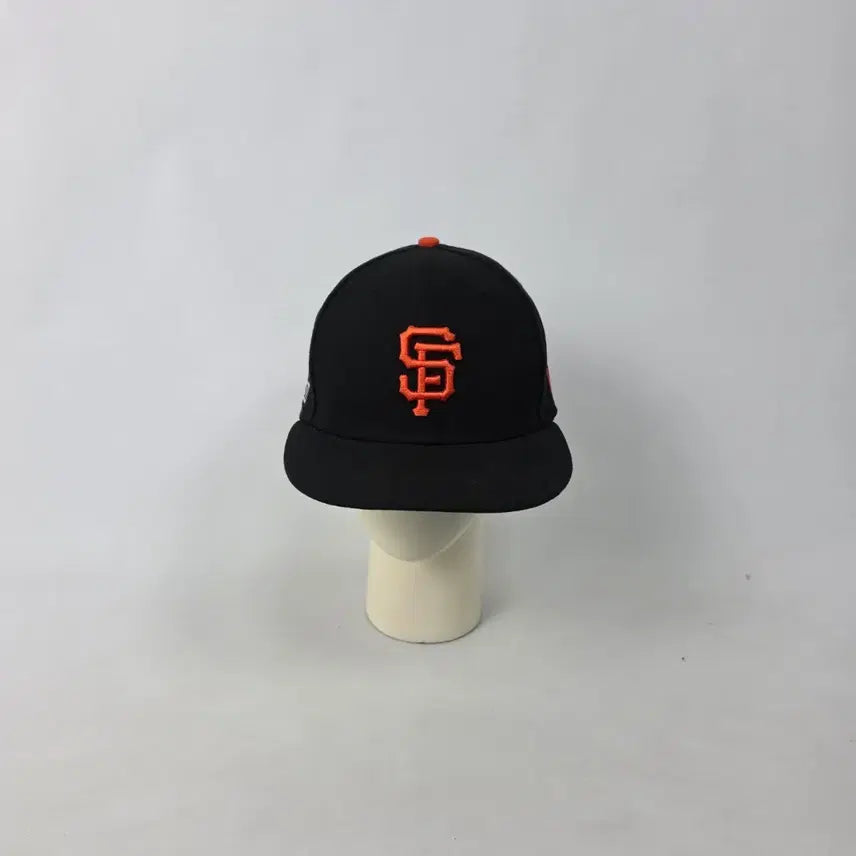 [BUNJANG] New Era San Francisco Giants MLB Patch Snapback Black Orange 58.7 / 뉴에라 샌프란시스코 자이언츠 MLB 야구 모자 패치 스냅백 블랙 오렌지 58.7 260820