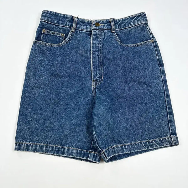 [BUNJANG] EDWIN Women's Minimalist Denim Shorts Dark Blue / (28) EDWIN 에드윈 여성 미니멀 데님 반바지 진청