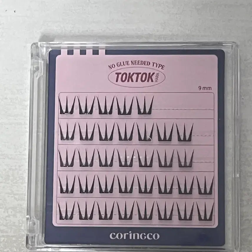 [BUNJANG] Coringco No-Glue Muse Eyelashes 9mm Single Length / 코링코 노글루 속눈썹 뮤즈 9mm 단일길이