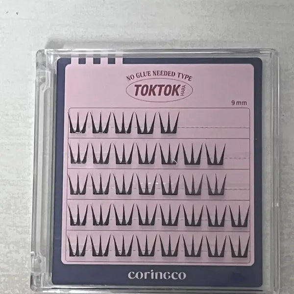 [BUNJANG] Coringco No-Glue Muse Eyelashes 9mm Single Length / 코링코 노글루 속눈썹 뮤즈 9mm 단일길이
