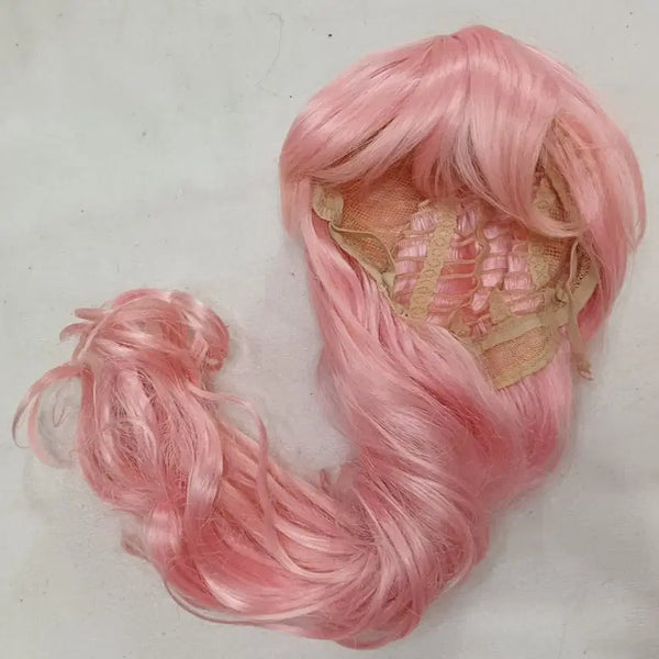 [BUNJANG] Pink Wave Long Cosplay Wig / 핑크 웨이브 긴가발 코스프레