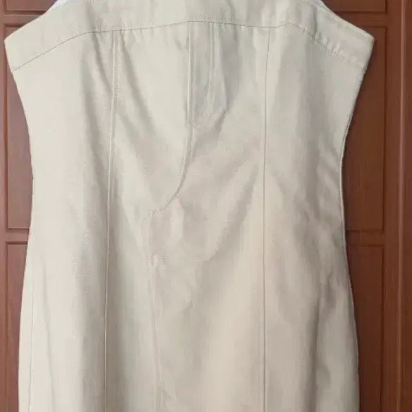 [BUNJANG] Zara Beige Bustier Mini Dress / 자라 뷔스티에 원피스 새 옷