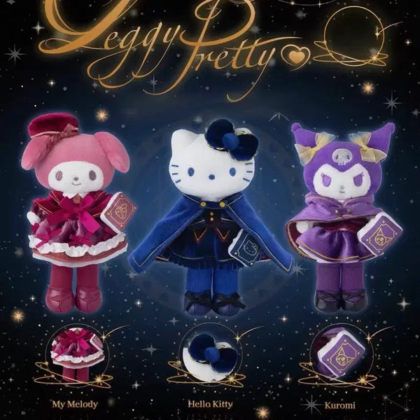 [BUNJANG] Sanrio Hong Kong Limited Magical Girl Style Long Legs Mascot Plush Charm / (예약) 산리오 해외판 홍콩 한정 롱다리 마법소녀 스타일 마스코트 누이 인형 키링 참