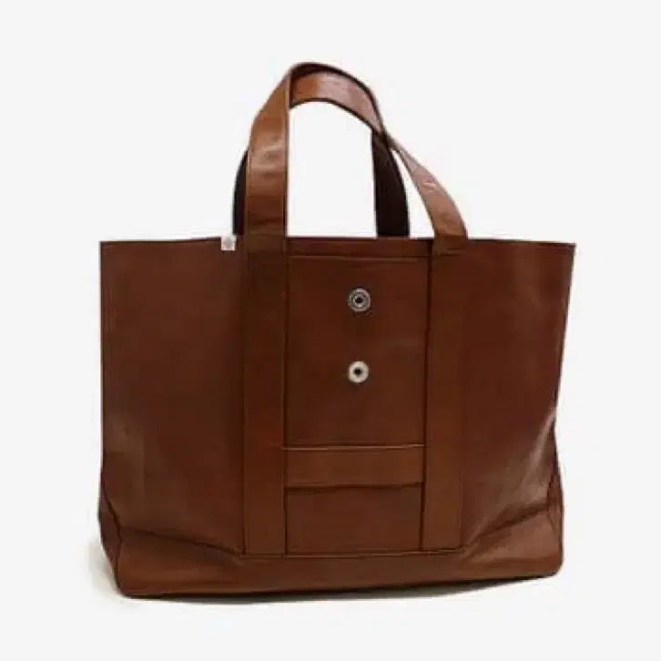 [BUNJANG] Visvim Brown Leather Tote Bag / 비즈빔 visvim 브라운 레더 토트백
