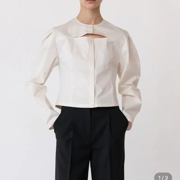 [BUNJANG] Le Slit Blouse / (새제품) LE 르 슬릿 트임  블라우스
